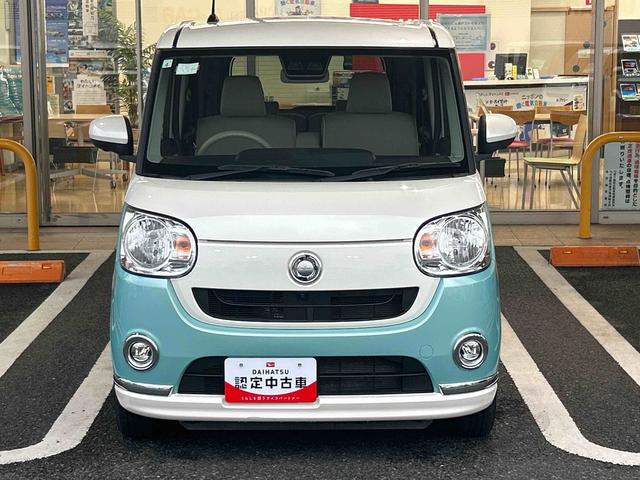 ムーヴキャンバスＸメイクアップリミテッド　ＳＡIIIインパネシフト　プッシュスタートスイッチ　電子カードキー　両側電動スライドドア　ドラレコ　カーナビ　バックモニター（パノラマモニター）　衝突被害軽減Ｂ　車線逸脱警報装置　ＡＢＳ（鹿児島県）の中古車