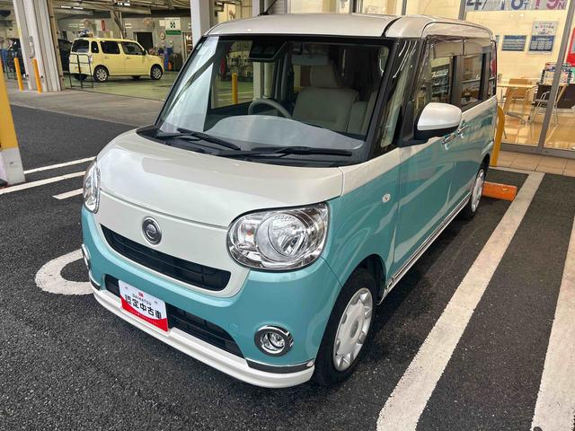 ムーヴキャンバスＸメイクアップリミテッド　ＳＡIIIインパネシフト　プッシュスタートスイッチ　電子カードキー　両側電動スライドドア　ドラレコ　カーナビ　バックモニター（パノラマモニター）　衝突被害軽減Ｂ　車線逸脱警報装置　ＡＢＳ（鹿児島県）の中古車