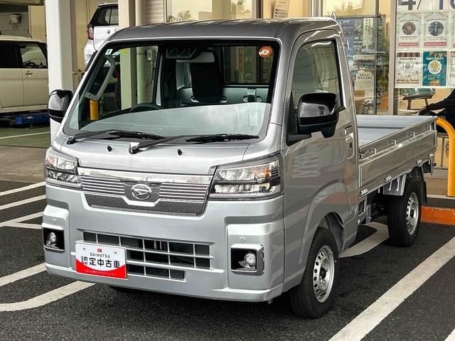 ハイゼットトラックＥＸＴパートタイム４ＷＤ　５ＭＴ　プッシュスタートスイッチ　電子カードキー　誤発進抑制　オートハイビーム　レーンアシスト　ＡＢＳ　フォグランプ（鹿児島県）の中古車