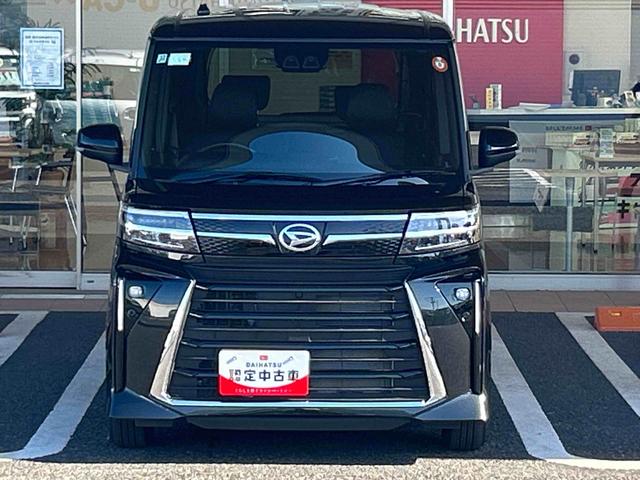 タントカスタムＸＷ電動ドア　衝突軽減ブレーキサポート　ブルートゥースオーディオ　電動ミラー　ｉ−ｓｔｏｐ　ＵＳＢ　シートヒータ　レーンアシスト　ＬＥＤヘッドライト　セキュリティアラーム　アルミ　衝突安全ボディ（鹿児島県）の中古車