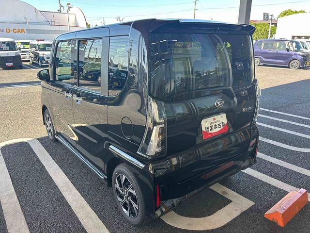 タントカスタムＸＷ電動ドア　衝突軽減ブレーキサポート　ブルートゥースオーディオ　電動ミラー　ｉ−ｓｔｏｐ　ＵＳＢ　シートヒータ　レーンアシスト　ＬＥＤヘッドライト　セキュリティアラーム　アルミ　衝突安全ボディ（鹿児島県）の中古車