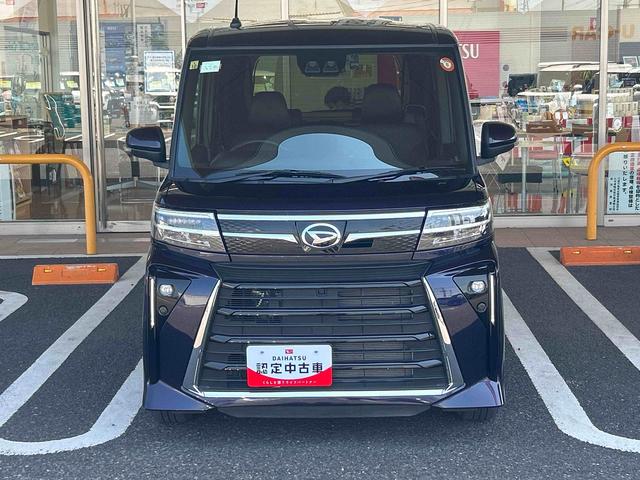 タントカスタムRSターボ車 インパネシフト プッシュスタートスイッチ 電子カードキー 両側電動スライドドア カーナビ バックモニター 車線逸脱警報 アルミホイール ABS 衝突被害軽減システム(鹿児島県)の中古車