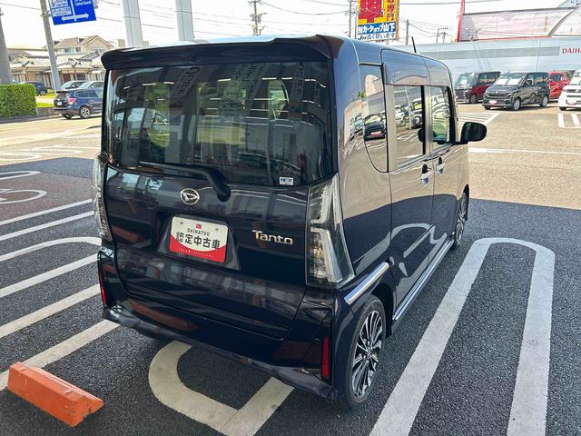 タントカスタムRSターボ車 インパネシフト プッシュスタートスイッチ 電子カードキー 両側電動スライドドア カーナビ バックモニター 車線逸脱警報 アルミホイール ABS 衝突被害軽減システム(鹿児島県)の中古車
