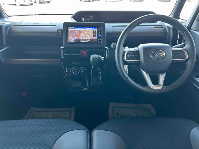 タントカスタムRSターボ車 インパネシフト プッシュスタートスイッチ 電子カードキー 両側電動スライドドア カーナビ バックモニター 車線逸脱警報 アルミホイール ABS 衝突被害軽減システム(鹿児島県)の中古車