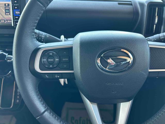 タントカスタムRSターボ車 インパネシフト プッシュスタートスイッチ 電子カードキー 両側電動スライドドア カーナビ バックモニター 車線逸脱警報 アルミホイール ABS 衝突被害軽減システム(鹿児島県)の中古車
