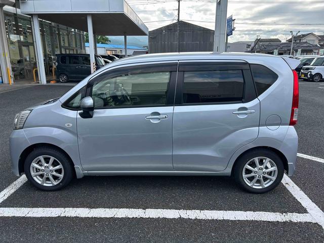 ムーヴXターボ SAIIIターボ車 インパネシフト プッシュスタートスイッチ 電子カードキー カーナビ バックモニター アルミホイール 衝突被害軽減システム ABS 車線逸脱警報 ターボモデル BT接続 1オーナー ナビTV(鹿児島県)の中古車
