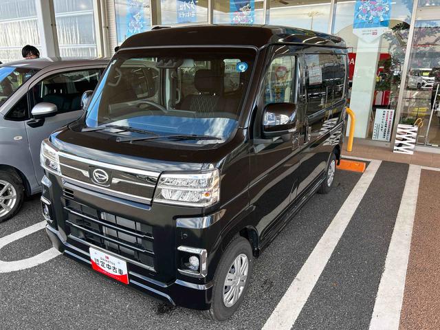 アトレーＲＳターボ車　インパネシフト　プッシュスタートスイッチ　電子カードキー　両側電動スライドドア　ブレーキサポート　衝突被害軽減システム　クルーズコントロール（鹿児島県）の中古車