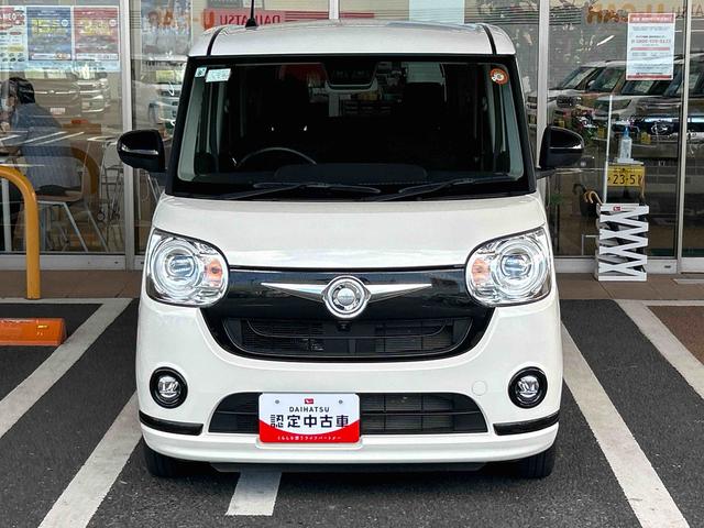 ムーヴキャンバスＧブラックアクセントＶＳ　ＳＡIIIインパネシフト　プッシュスタートスイッチ　電子カードキー　両側電動スライドドア　カーナビ　バックモニター（パノラマモニター）　衝突軽減ブレーキ　レーンキープアシスト　ＡＢＳ（鹿児島県）の中古車