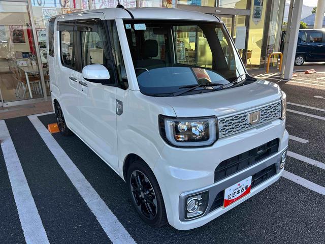 ウェイクG SAターボエンジン インパネシフト 両側電動スライドドア 衝突低減ブレーキ プッシュスタートスイッチ 電子カードキー バックモニター(鹿児島県)の中古車