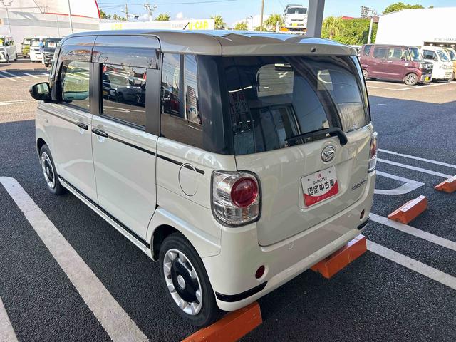 ムーヴキャンバスGブラックアクセントVS SAIIIインパネシフト プッシュスタートスイッチ カーナビ バックモニター(パノラマモニター) 電子カードキー 両側電動スライドドア レーンキープアシスト レーンアシスト 衝突被害軽減システム ABS(鹿児島県)の中古車