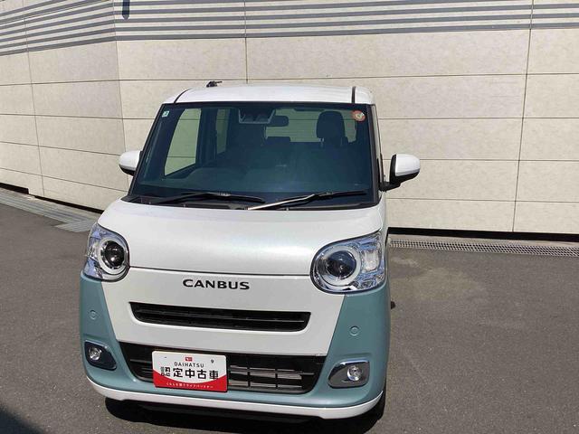 ムーヴキャンバスストライプスＧインパネシフト　電子カードキー　電動パーキングブレーキ　軽減ブレーキ　レーンキープ　両側スライドドア　ＡＢＳ（鹿児島県）の中古車