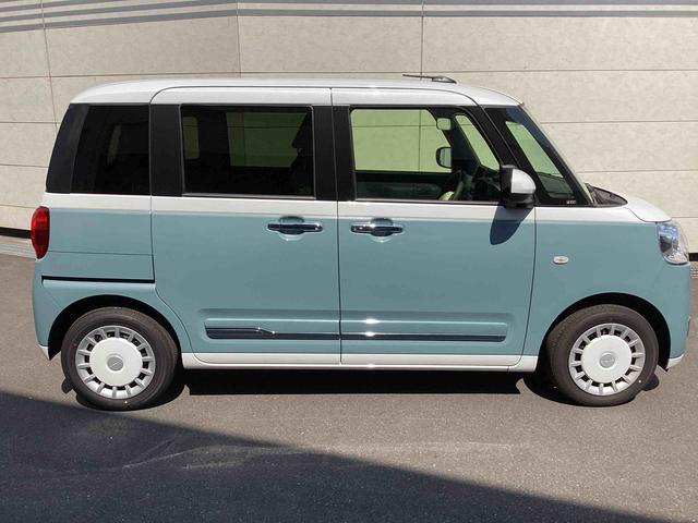 ムーヴキャンバスストライプスＧインパネシフト　電子カードキー　電動パーキングブレーキ　軽減ブレーキ　レーンキープ　両側スライドドア　ＡＢＳ（鹿児島県）の中古車