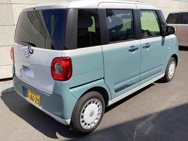 ムーヴキャンバスストライプスＧインパネシフト　電子カードキー　電動パーキングブレーキ　軽減ブレーキ　レーンキープ　両側スライドドア　ＡＢＳ（鹿児島県）の中古車