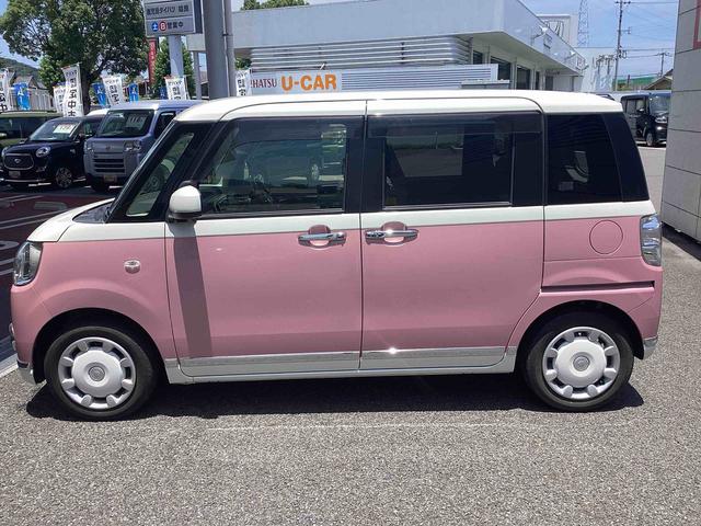 ムーヴキャンバスＧメイクアップリミテッド　ＳＡIIIインパネシフト　カーナビ　車線逸脱防止　エマージェンシーブレーキ　ＡＢＳ　ハイビームアシスト　スマートキー　キーフリーシステム（鹿児島県）の中古車