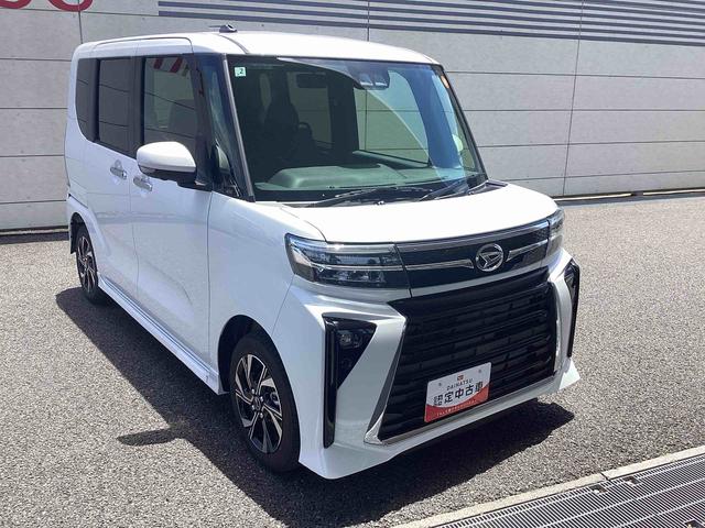 タントカスタムＸインパネシフト　プッシュスタートスイッチ　電子カードキー　電動パーキングブレーキ　衝突軽減Ｂ　車線逸脱警報装置　ＡＢＳ付　ＡＷ　両側スライドドア（鹿児島県）の中古車
