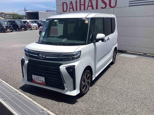 タントカスタムＸインパネシフト　プッシュスタートスイッチ　電子カードキー　電動パーキングブレーキ　衝突軽減Ｂ　車線逸脱警報装置　ＡＢＳ付　ＡＷ　両側スライドドア（鹿児島県）の中古車