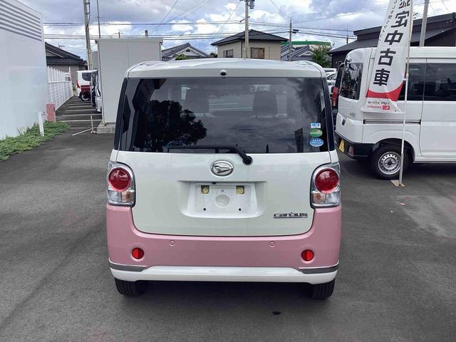 ムーヴキャンバスＸメイクアップリミテッド　ＳＡIIIインパネシフト　プッシュスタートスイッチ　電子カードキー　衝突被害軽減システム　ＡＢＳ　レーンキープ　オートエアコン　カーナビ（鹿児島県）の中古車