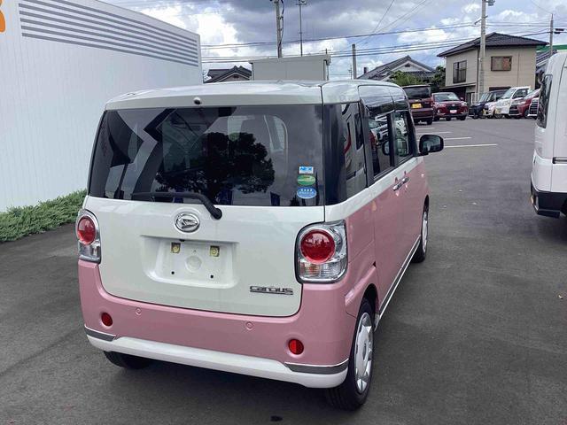 ムーヴキャンバスＸメイクアップリミテッド　ＳＡIIIインパネシフト　プッシュスタートスイッチ　電子カードキー　衝突被害軽減システム　ＡＢＳ　レーンキープ　オートエアコン　カーナビ（鹿児島県）の中古車