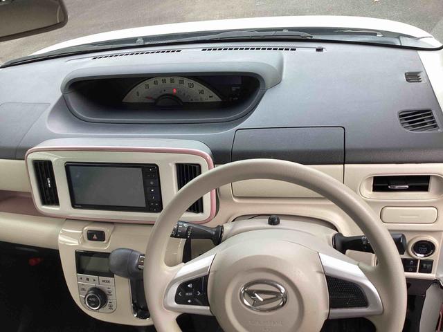 ムーヴキャンバスＸメイクアップリミテッド　ＳＡIIIインパネシフト　プッシュスタートスイッチ　電子カードキー　衝突被害軽減システム　ＡＢＳ　レーンキープ　オートエアコン　カーナビ（鹿児島県）の中古車