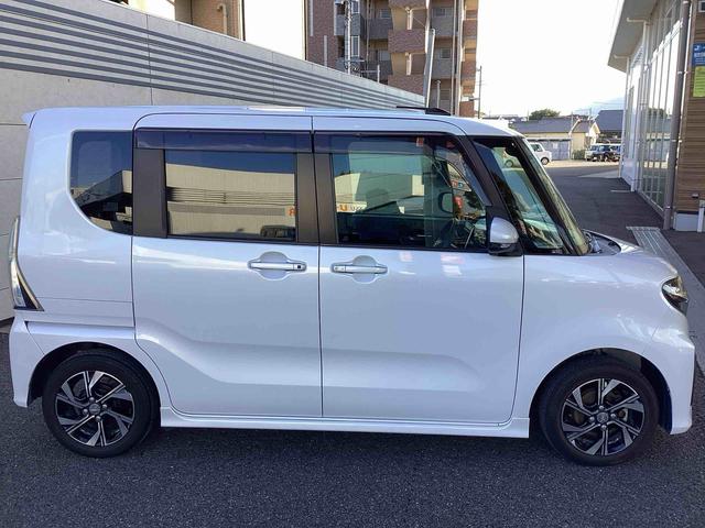 タントカスタムＸインパネシフト　プッシュスタートスイッチ　電子カードキー　カーナビ　衝突軽減ブレーキ　車線逸脱防止　アルミホイール　ＡＢＳ　両側パワースライドドア（鹿児島県）の中古車