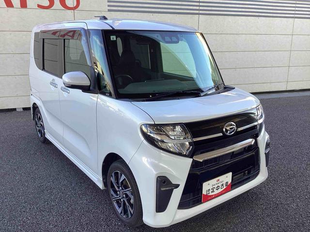 タントカスタムＸインパネシフト　プッシュスタートスイッチ　電子カードキー　カーナビ　衝突軽減ブレーキ　車線逸脱防止　アルミホイール　ＡＢＳ　両側パワースライドドア（鹿児島県）の中古車