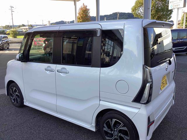 タントカスタムＸインパネシフト　プッシュスタートスイッチ　電子カードキー　カーナビ　衝突軽減ブレーキ　車線逸脱防止　アルミホイール　ＡＢＳ　両側パワースライドドア（鹿児島県）の中古車