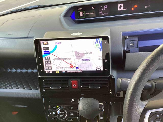 タントカスタムＸインパネシフト　プッシュスタートスイッチ　電子カードキー　カーナビ　衝突軽減ブレーキ　車線逸脱防止　アルミホイール　ＡＢＳ　両側パワースライドドア（鹿児島県）の中古車