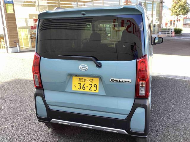 タントファンクロスインパネシフト　プッシュスタートスイッチ　電子カードキー　電動パーキングブレーキ　衝突軽減システム　レーンキープアシスト　ＡＢＳ　アルミホイール（鹿児島県）の中古車