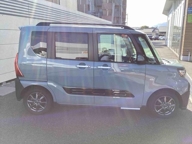 タントファンクロスインパネシフト　プッシュスタートスイッチ　電子カードキー　電動パーキングブレーキ　衝突軽減システム　レーンキープアシスト　ＡＢＳ　アルミホイール（鹿児島県）の中古車