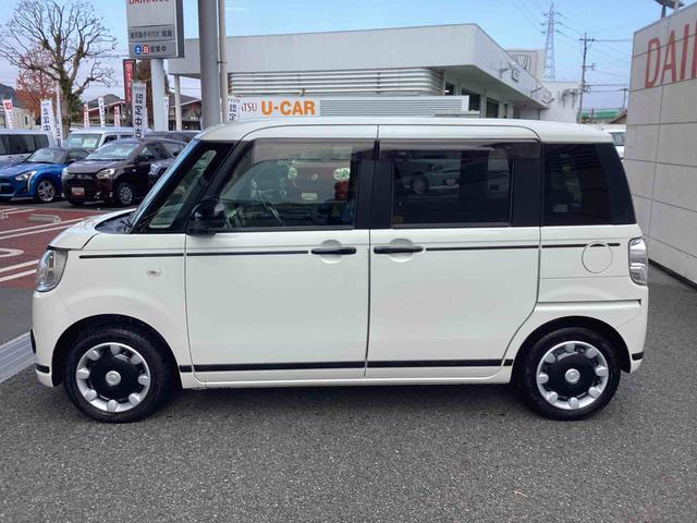 ムーヴキャンバスＧブラックアクセントＶＳ　ＳＡIIIインパネシフト　プッシュスタートスイッチ　電子カードキー　両側電動スライドドア　カーナビ　レーンキープ　オートマチックハイビーム　ＡＢＳ　ブレーキサポート（鹿児島県）の中古車