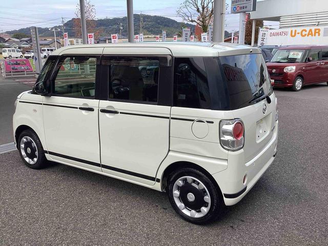 ムーヴキャンバスＧブラックアクセントＶＳ　ＳＡIIIインパネシフト　プッシュスタートスイッチ　電子カードキー　両側電動スライドドア　カーナビ　レーンキープ　オートマチックハイビーム　ＡＢＳ　ブレーキサポート（鹿児島県）の中古車