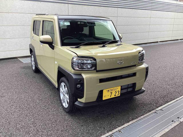 タフトＧインパネシフト　プッシュスタートスイッチ　電子カードキー　被害軽減ブレーキ　車線逸脱防止　オートマチックハイビーム　ガラスルーフ　アルミホイール　ＡＢＳ（鹿児島県）の中古車