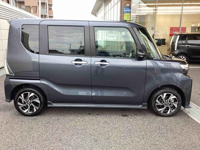 タントカスタムＸインパネシフト　プッシュスタートスイッチ　電子カードキー　電動パーキングブレーキ　カーナビ　衝突軽減ブレーキ　車線逸脱防止　アルミホイール　ＡＢＳ（鹿児島県）の中古車