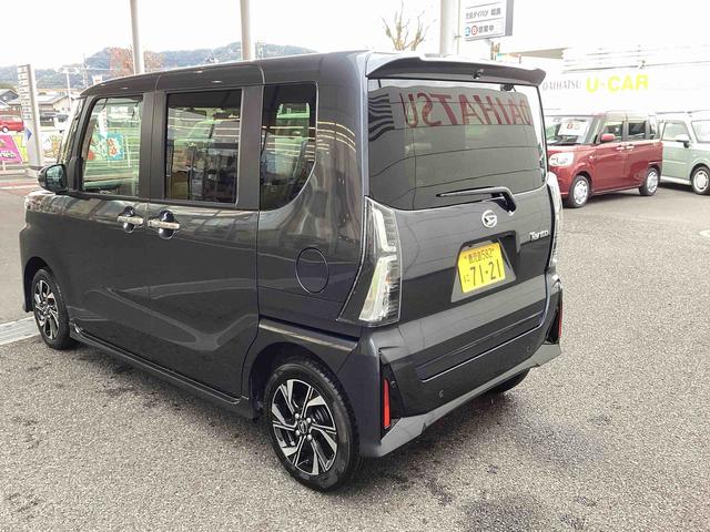 タントカスタムＸインパネシフト　プッシュスタートスイッチ　電子カードキー　電動パーキングブレーキ　カーナビ　衝突軽減ブレーキ　車線逸脱防止　アルミホイール　ＡＢＳ（鹿児島県）の中古車