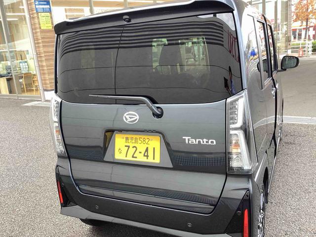 タントカスタムＸインパネシフト　プッシュスタートスイッチ　電子カードキー　電動パーキングブレーキ　アルミホイール　衝突軽減ブレーキ　車線逸脱防止　両側パワースライドドア　ＡＢＳ（鹿児島県）の中古車