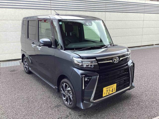 タントカスタムＸインパネシフト　プッシュスタートスイッチ　電子カードキー　電動パーキングブレーキ　アルミホイール　衝突軽減ブレーキ　車線逸脱防止　両側パワースライドドア　ＡＢＳ（鹿児島県）の中古車