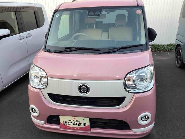 ムーヴキャンバスGホワイトアクセントVS SAIIIインパネシフト プッシュスタートスイッチ 電子カードキー 車線逸脱警報 ABS 追突被害軽減ブレーキ オートエアコン フォグランプ(鹿児島県)の中古車