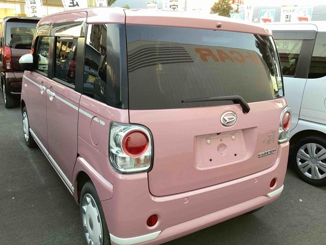 ムーヴキャンバスGホワイトアクセントVS SAIIIインパネシフト プッシュスタートスイッチ 電子カードキー 車線逸脱警報 ABS 追突被害軽減ブレーキ オートエアコン フォグランプ(鹿児島県)の中古車