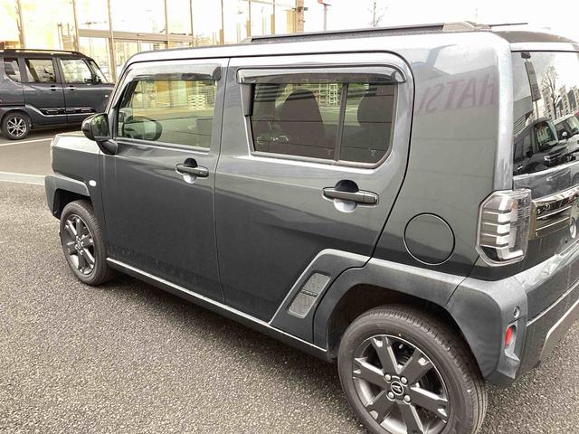 タフトＧターボ　クロムベンチャーターボ車　インパネシフト　プッシュスタートスイッチ　電子カードキー　パノラマガラスルーフ　衝突軽減ブレーキサポート　レーンアシスト　ＡＢＳ　アルミホイール（鹿児島県）の中古車