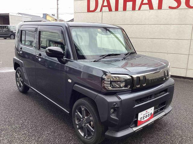 タフトＧターボ　クロムベンチャーターボ車　インパネシフト　プッシュスタートスイッチ　電子カードキー　パノラマガラスルーフ　衝突軽減ブレーキサポート　レーンアシスト　ＡＢＳ　アルミホイール（鹿児島県）の中古車