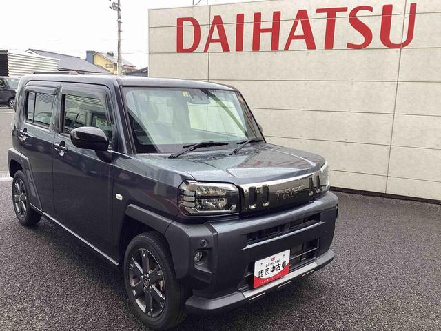 タフトＧターボ　クロムベンチャーターボ車　インパネシフト　プッシュスタートスイッチ　電子カードキー　パノラマガラスルーフ　衝突軽減ブレーキサポート　レーンアシスト　ＡＢＳ　アルミホイール（鹿児島県）の中古車