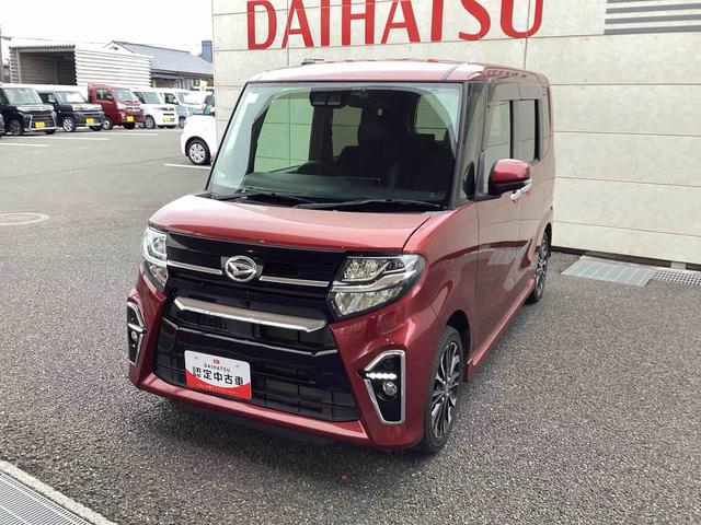 タントカスタムＲＳターボ車　インパネシフト　プッシュスタートスイッチ　電子カードキー　両側電動スライドドア　レーダーブレーキ　アルミホイール　車線逸脱防止　ＡＢＳ　オートハイビーム（鹿児島県）の中古車