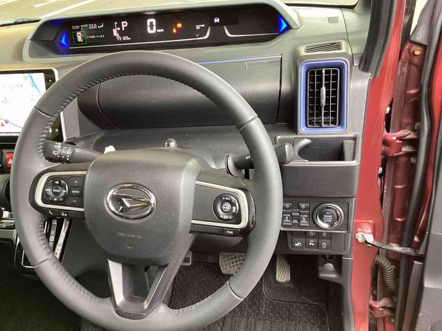 タントカスタムＲＳターボ車　インパネシフト　プッシュスタートスイッチ　電子カードキー　両側電動スライドドア　レーダーブレーキ　アルミホイール　車線逸脱防止　ＡＢＳ　オートハイビーム（鹿児島県）の中古車