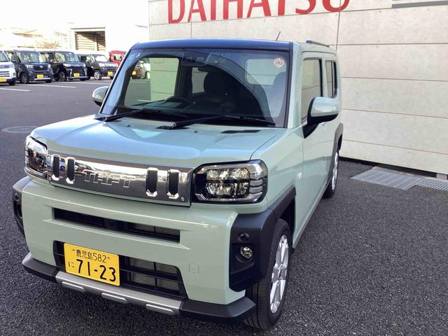 タフトＧ　クロムベンチャーインパネシフト　プッシュスタートスイッチ　電子カードキー　シートヒーター　カーナビ　車線逸脱警報装置　ガラスルーフ　ＡＴハイビーム　アルミホイール　ＡＢＳ（鹿児島県）の中古車