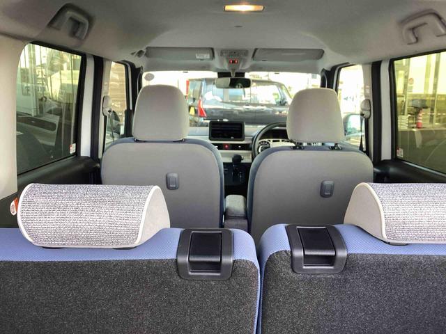 ムーヴキャンバスストライプスＧインパネシフト　プッシュスタートスイッチ　電子カードキー　電動パーキングブレーキ　両側パワースライドドア　前後誤発進抑制　車線逸脱警告　オートハイビーム　ＡＢＳ（鹿児島県）の中古車