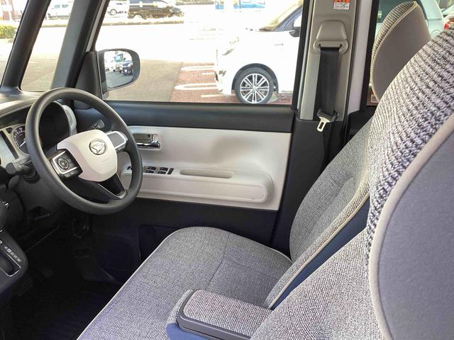 ムーヴキャンバスストライプスＧインパネシフト　プッシュスタートスイッチ　電子カードキー　電動パーキングブレーキ　両側パワースライドドア　前後誤発進抑制　車線逸脱警告　オートハイビーム　ＡＢＳ（鹿児島県）の中古車