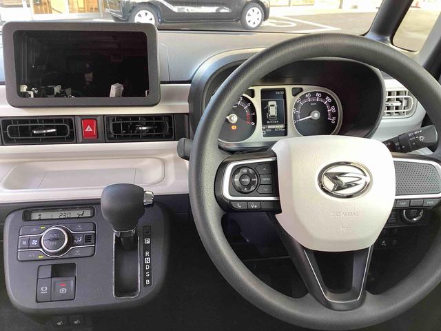 ムーヴキャンバスストライプスＧインパネシフト　プッシュスタートスイッチ　電子カードキー　電動パーキングブレーキ　両側パワースライドドア　前後誤発進抑制　車線逸脱警告　オートハイビーム　ＡＢＳ（鹿児島県）の中古車