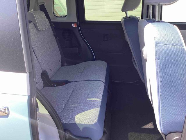 ムーヴキャンバスストライプスGターボターボ車 インパネシフト プッシュスタートスイッチ 電子カードキー 電動パーキングブレーキ 衝突軽減ブレーキ レーンアシスト オートマチックハイビーム ABS 両側パワースライドドア(鹿児島県)の中古車