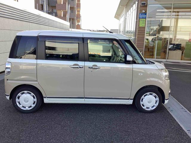 ムーヴキャンバスＧブラックアクセントＶＳ　ＳＡIIIインパネシフト　プッシュスタートスイッチ　電子カードキー　両側電動スライドドア　カーナビ　レーンキープアシスト　ＡＢＳ　衝突被害軽減システム（鹿児島県）の中古車