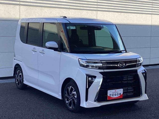 タントカスタムＸインパネシフト　プッシュスタートスイッチ　電子カードキー　電動パーキングブレーキ　両側電動スライドドア　レーンキープアシスト　オートマチックハイビーム　ＡＢＳ　アルミホイール（鹿児島県）の中古車
